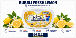Bubbli fresh-lemon, $29.99.